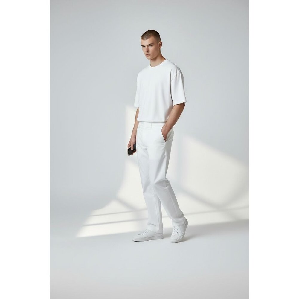 Cesare Attolini White Chino Pants Size 38 New with Tags